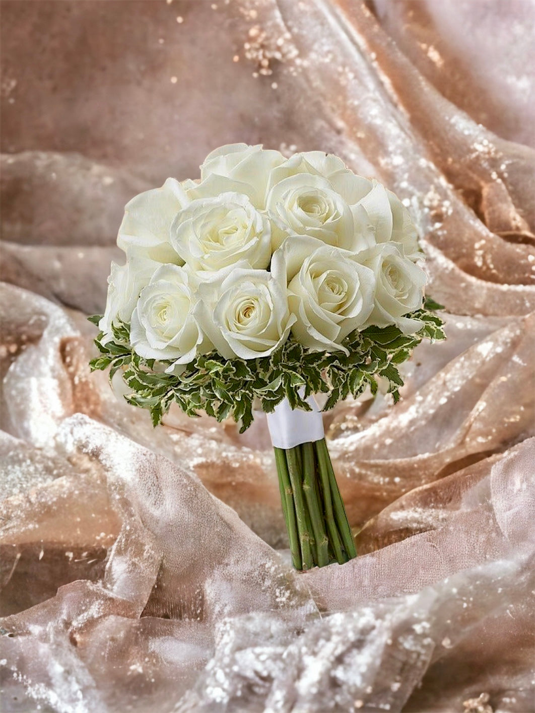 White Rose Bouquet